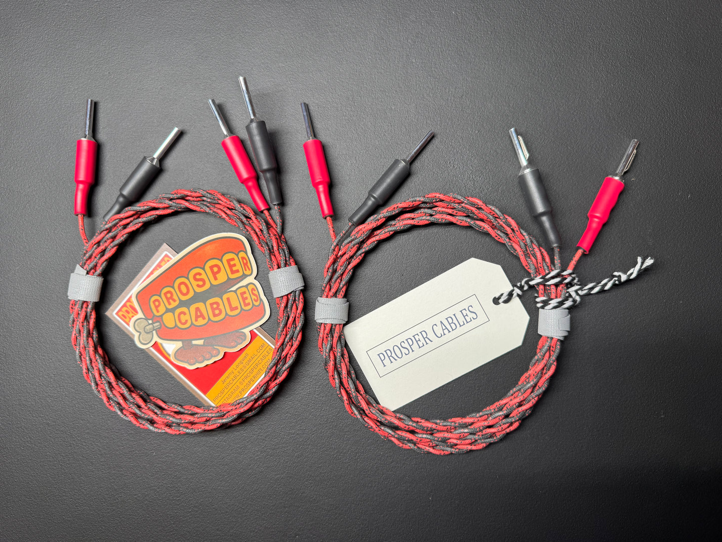 16AWG Jupiter Cotton & Lacquer Speaker Cables (Pair)