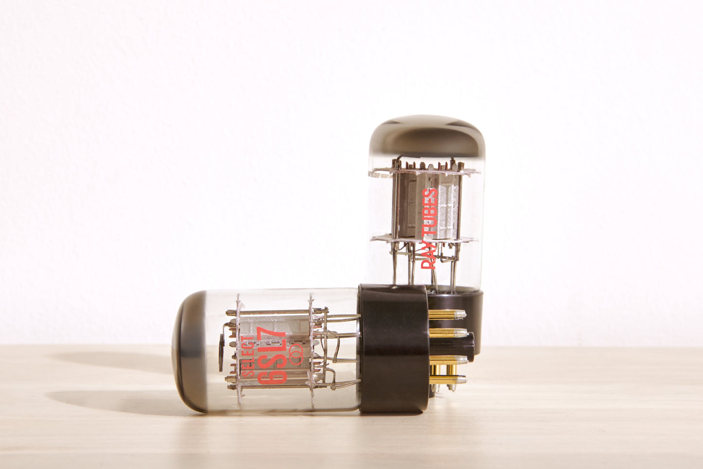 Vacuum tube on a white background