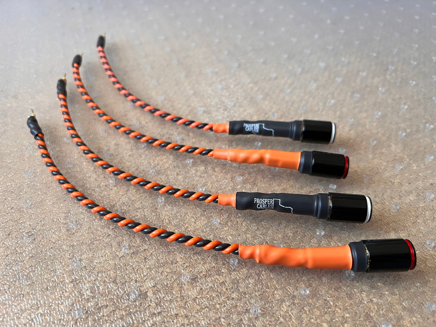 13 Gauge Audiophile Speaker Cable Adapters (Set of 4) | Belden 9497 | Vintage Audio Equipment